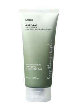 ANUA HEARTLEAF QUERCETINOL PORE DEEP CLEANSING FOAM