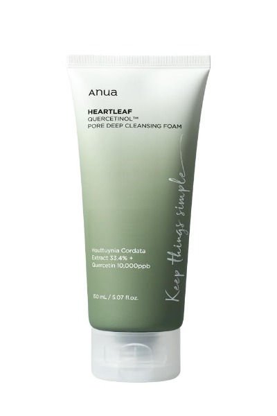 ANUA HEARTLEAF QUERCETINOL PORE DEEP CLEANSING FOAM