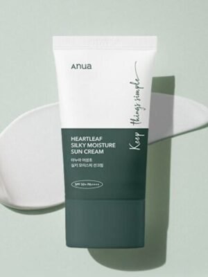 ANUA HEARTLEAF SILKY MOISTURE SUNCREAM
