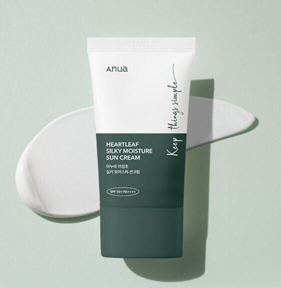 ANUA HEARTLEAF SILKY MOISTURE SUNCREAM