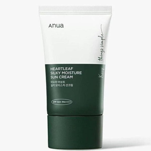ANUA HEARTLEAF SILKY MOISTURE SUNCREAM